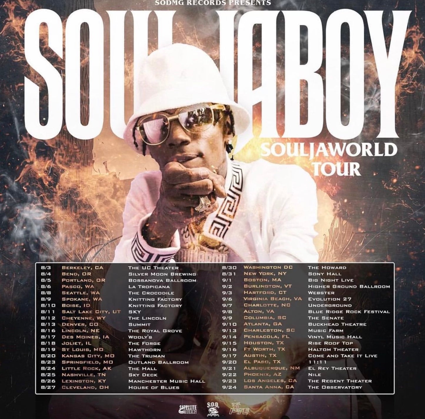 Purchase 1 date on tour for city of your choice.